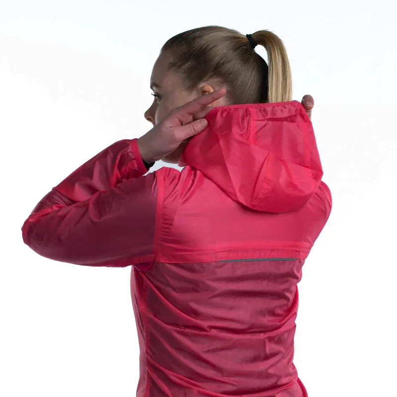 NONAME WINDSHELL Women's Running Jacket, Coral-4