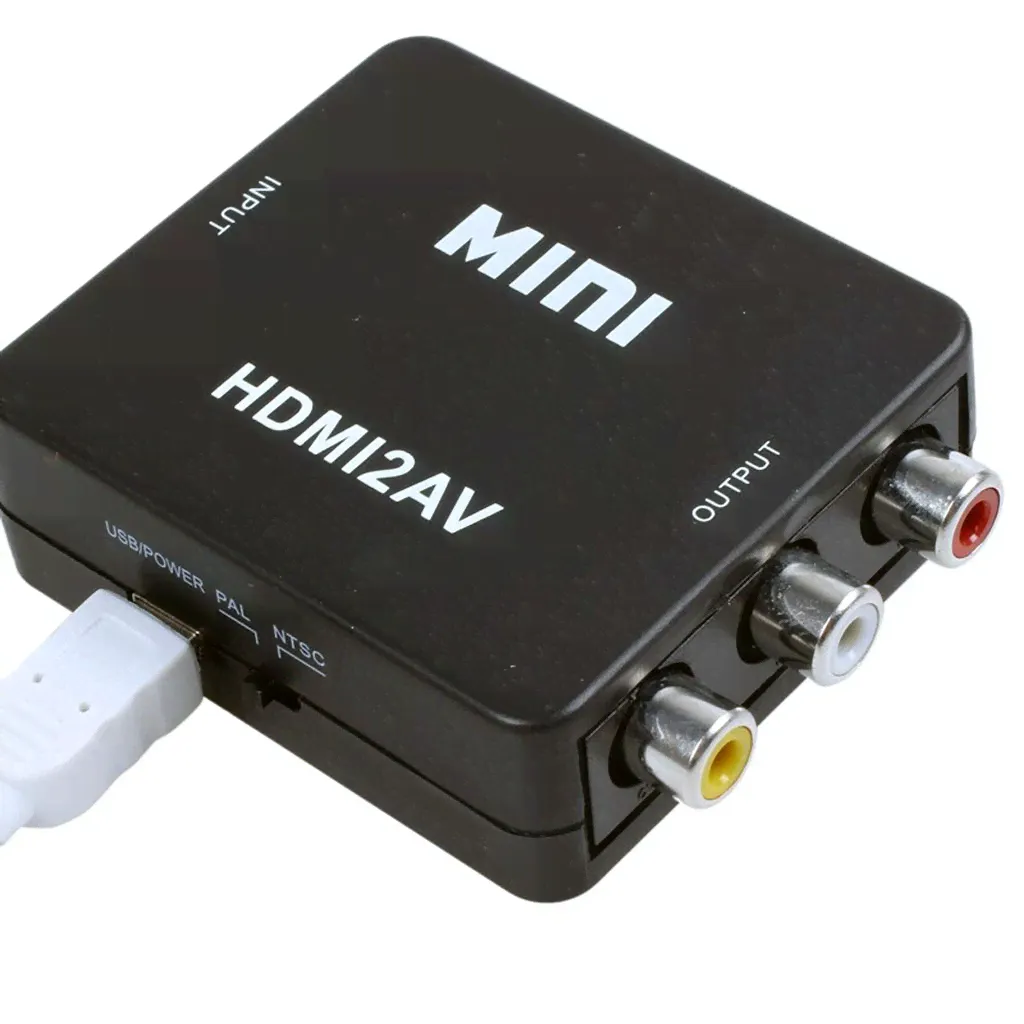 Адаптер HDMI(F) - 3xRCA(F) NoName A503BK-1