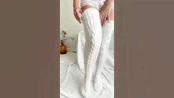 Вязаные чулки