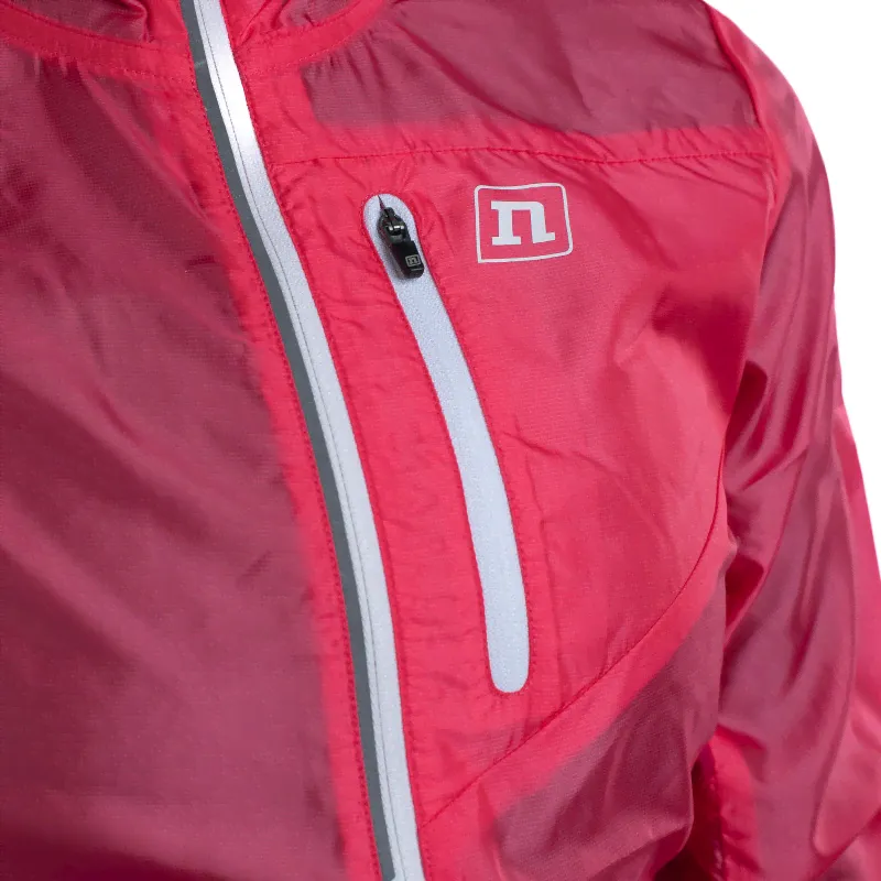 NONAME WINDSHELL Women's Running Jacket, Coral